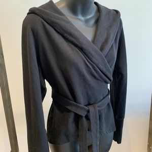 Community wrap sweater